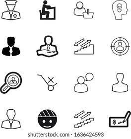 person vector icon set such as: money, smiley, cash, lightbulb, uniform, center, customers, cheque, financial, working, body, find, logo, veteran, audience, traffic, carry, circle, look, knowledge