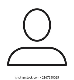 person vector icon for website symbol presentation