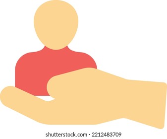ilustración de la persona Vector en un fondo transparente. Símbolos de calidad superior. Iconos vectoriales de color de línea para el concepto y el diseño gráfico. 
