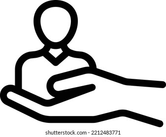 person Vector illustration on a transparent background. Premium quality symmbols. Thin line vector icons for concept and graphic design. 
