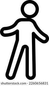 person Vector illustration on a transparent background. Premium quality symmbols. Thin line vector icons for concept and graphic design. 

