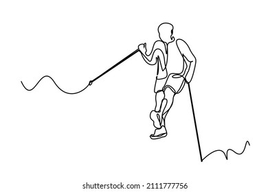 person with walking disability doing exercises