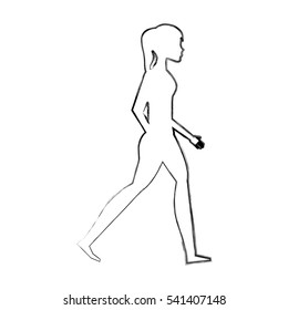 person walking isolated icon vector illustration design