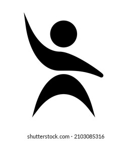 A Person Waving Hand Icon