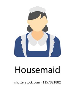 
Person wearing french maid attire to showcase housemaid icon
