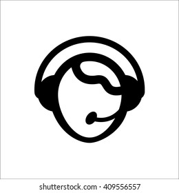 telephone picto images stock photos vectors shutterstock https www shutterstock com image vector person wearing headset headphones microphone icon 409556557