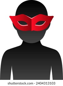 A Person Wearing a Mask
