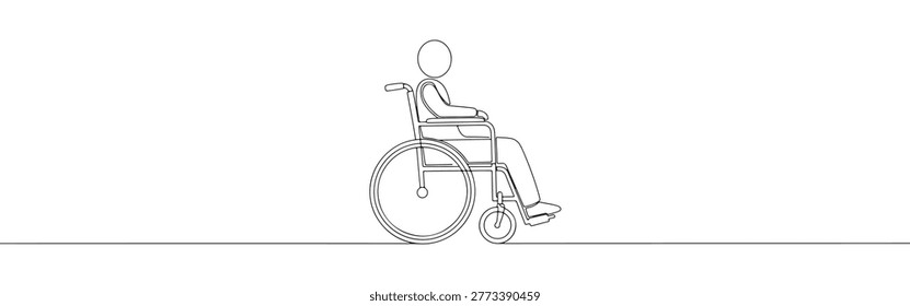 Person in Wheelchair Continuous