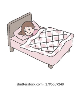 Person who is in troubled because they can not sleep