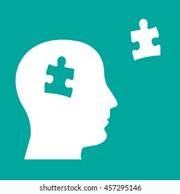 person whose head is not all right