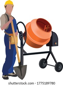 persona en traje de trabajo con herramienta de trabajo