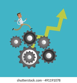 person with workforce related icons image