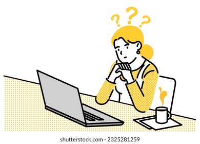 person working with laptop, business concept	
