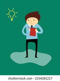 a person writes down his ideas, an idea likes to be met with a notebook and a pen