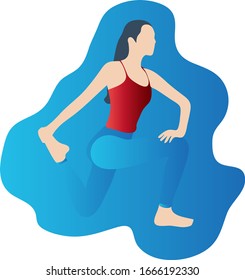 person yoga poses female excercises