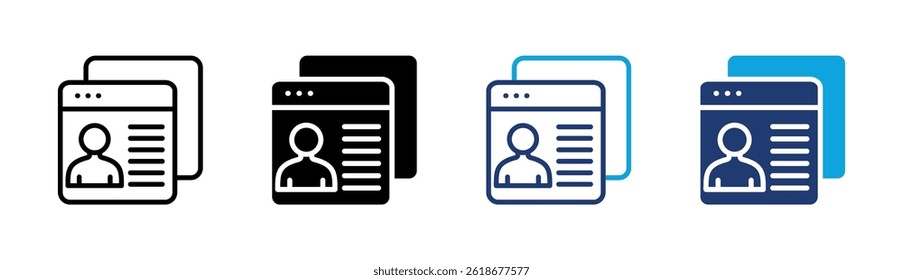 Persona Icon Element For Design