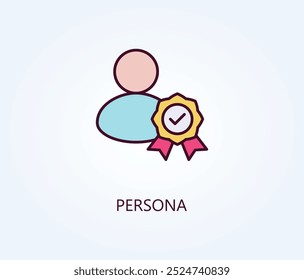 Persona Vector, Icon Or Logo Sign Symbol Illustration