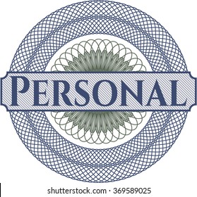 Personal abstract linear rosette