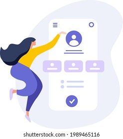Personal account icon. User Interface Design