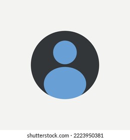 Icono de vector de cuenta personal. Perfil