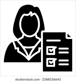 Personal Assessment Icon Element For Design