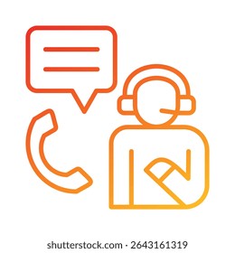 Elemento de ícone do assistente pessoal para design