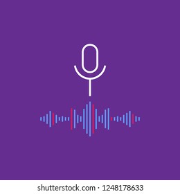 Personal assistant voice icon