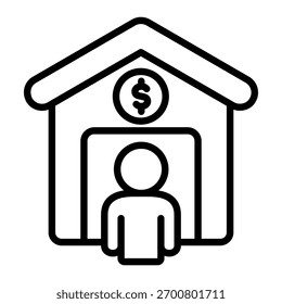 Personal Banking Icon Element For Design