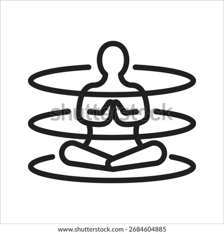 personal Boundaries simple line icon