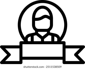 Personal Branding Vector Line Icon Element