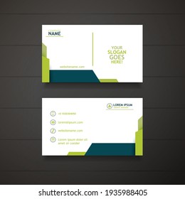 Personal Business Card with Company logo and Abstract Editable Business Card 