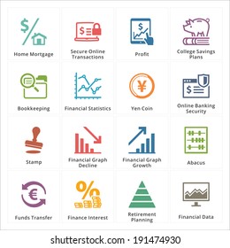 Personal & Business Finance Icons - Set 3