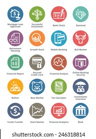  Personal & Business Finance Icons Set 1 - Dot Series