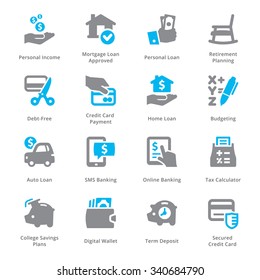 Personal & Business Finance Icons Set 2 - Sympa Series