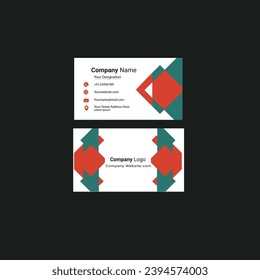 Personal card Design with background mockup