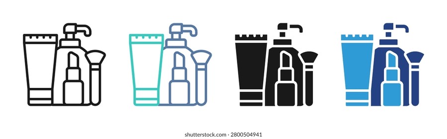 Personal Care icon set multiple style collection