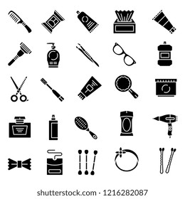 Personal care product icons set
