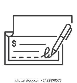 Vektor-Illustrationssymbol-Design für den persönlichen Check