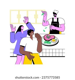 Personal Chef isolated cartoon vector illustrations. Professional chef preparing food, personal culinary services, small business, self-employed cook, freelance job vector cartoon.