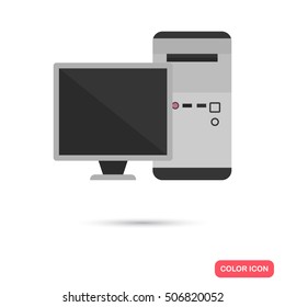Personal Computer color flat icon