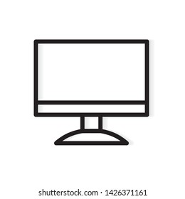 personal computer icon- vector illustration