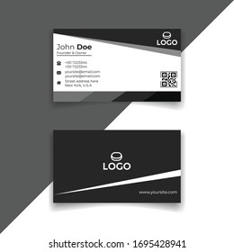 Personal Corporate Business Card Template Premium Vector