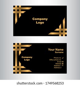 Personal or corporate or modern business card or visiting card