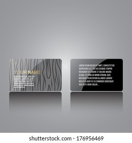 Personal creative business cards set 