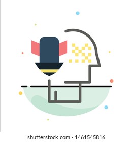 Personal Data Protection, Personal, Protection, Security Abstract Flat Color Icon Template. Vector Icon Template background