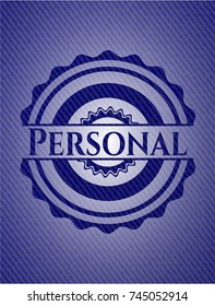 Personal denim background