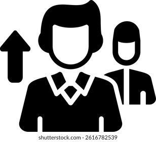 Personal Development Glyph Vector Icon Design