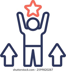 Personal Development Icon Element For Design And Vector