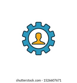 Personal Development icon. Outline filled creative elemet from business management icons collection. Premium personal development icon for ui, ux, apps, software and infographics.