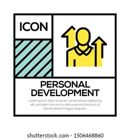PERSONAL DEVELOPMENT AND ILLUSTRATION ICON CONCEPT